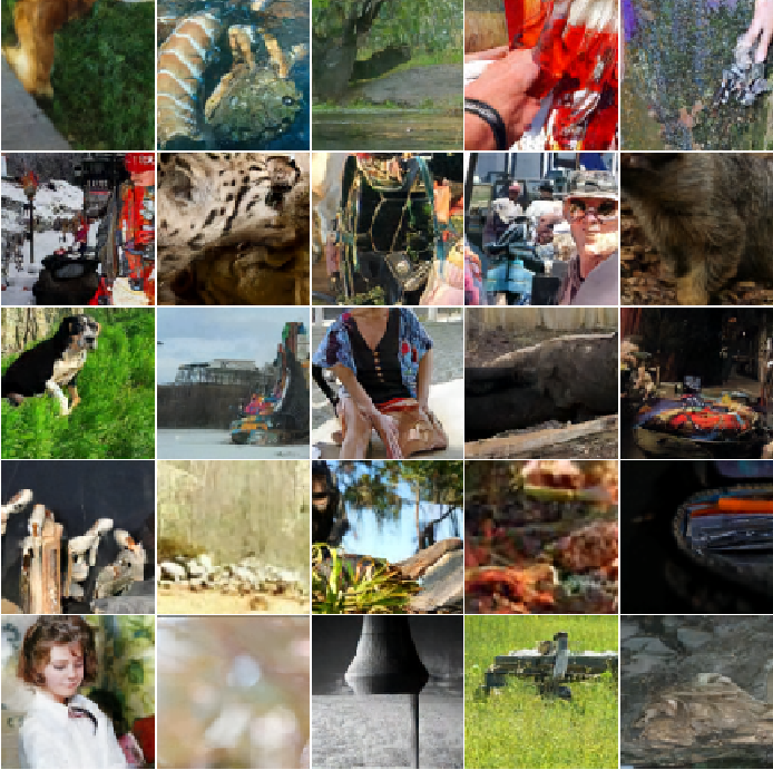 iGPT class-unconditional samples