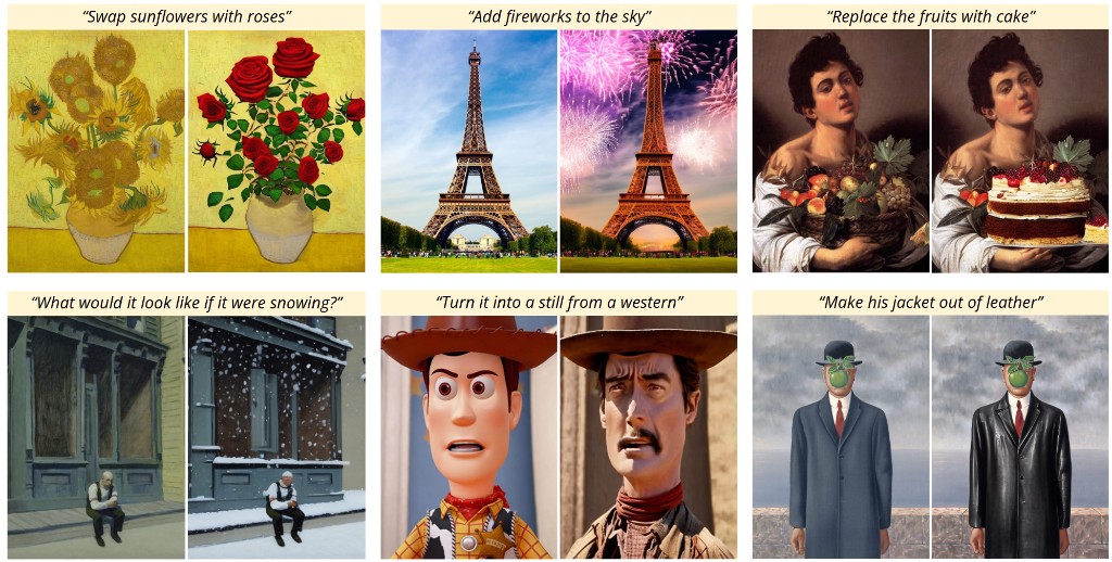 InstructPix2Pix examples